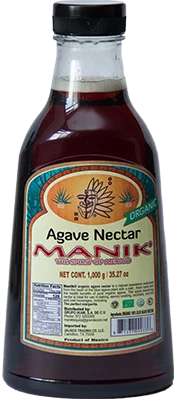 Jarabe de agave orgánico Manik Agave Nectar, 1 kg